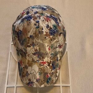 Floral Glitter Baseball Cap